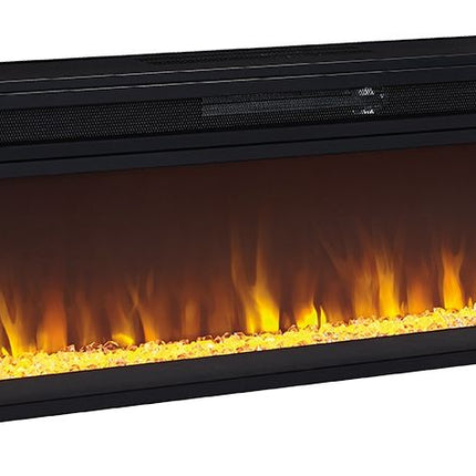 Entertainment - Black - Wide Fireplace Insert Ashley Furniture 