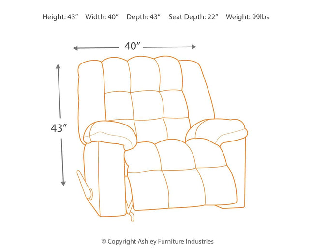 Ludden - Rocker Recliner Ashley Furniture 