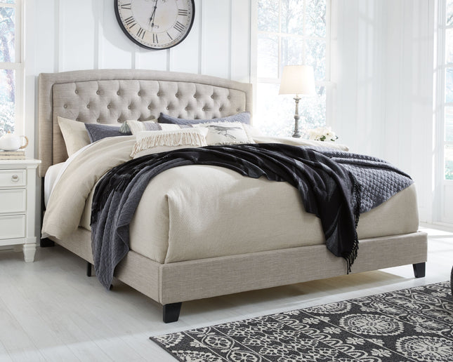 Jerary - Arched Upholstered Bed Ashley Furniture 