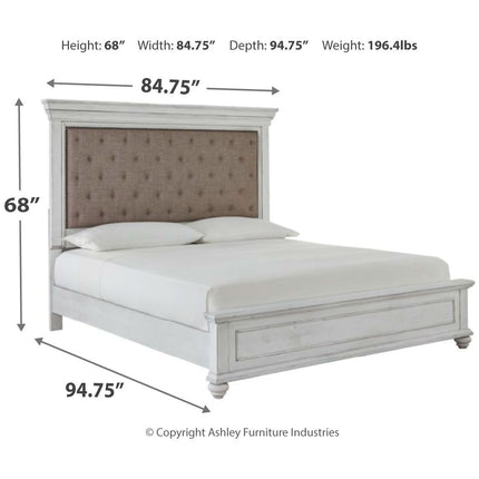 Kanwyn - Upholstered Panel Bed Benchcraft® 