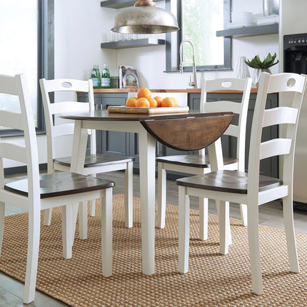 Woodanville - Round Dining Table Set Signature Design by Ashley® 