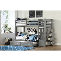 Allentown - Bunk Bed w/Storage Ladder & Trundle ACME 