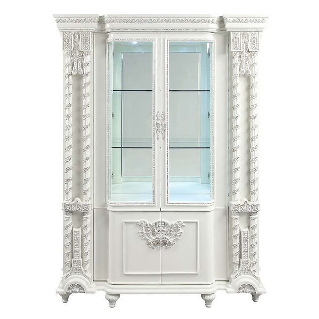 Vanaheim - Curio - Antique White Finish ACME 