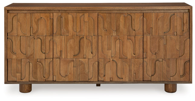 Gadburg - Medium Brown - Accent Cabinet Signature Design by Ashley® 