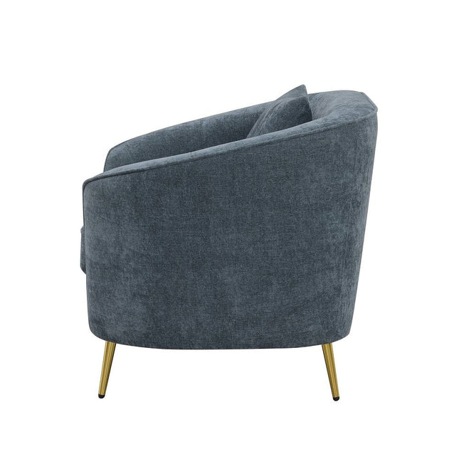 Nakendra - Chair With Pillow - Cobalt Gray ACME 