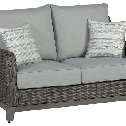 Elite Park - Gray - Loveseat W/Cushion Signature Design by Ashley® 