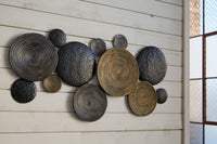 Thumbnail for Emsley - Metallic / Black / Gray - Wall Decor - Tony's Home Furnishings