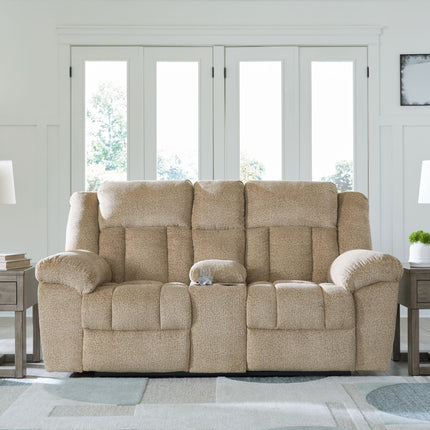 Tip-off - Power Reclining Loveseat With Console / Adj Headrest Signature Design by Ashley® 