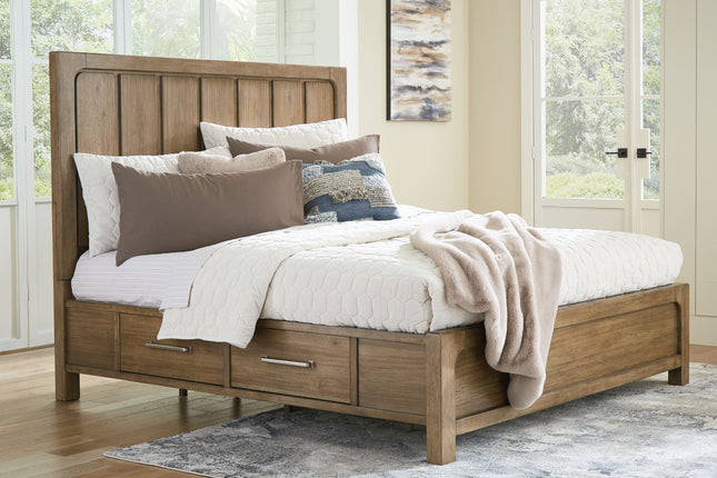 Cabalynn - Panel Bed With Storage Signature Design by Ashley® 