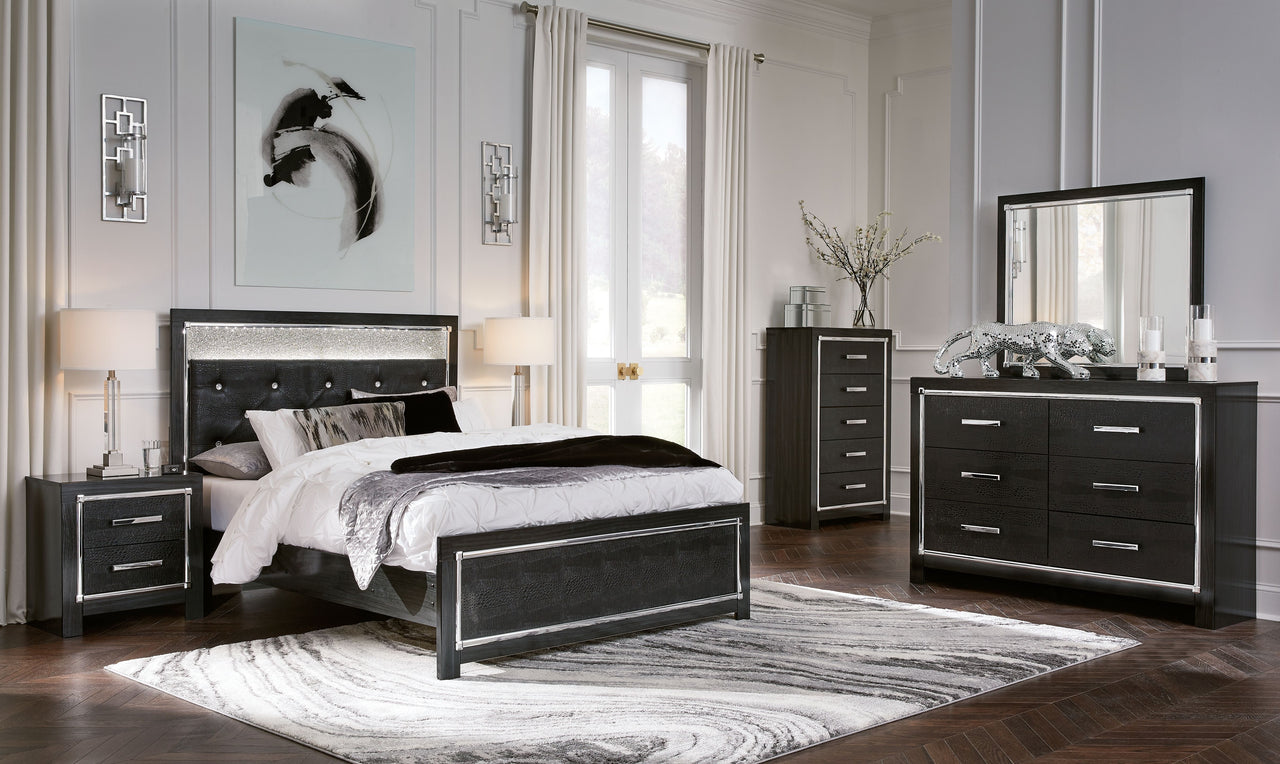 Kaydell - Glitter Panel Bed Signature Design by Ashley® 