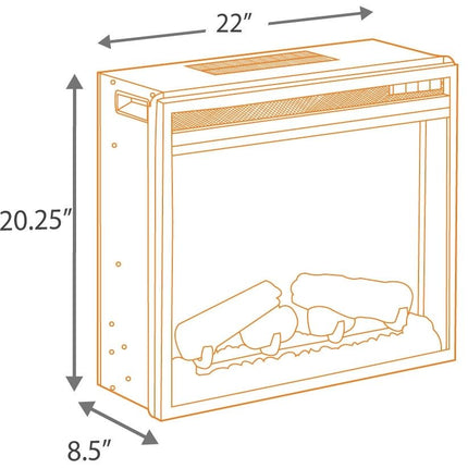 Dorrinson - TV Stand With Fireplace Insert Signature Design by Ashley® 