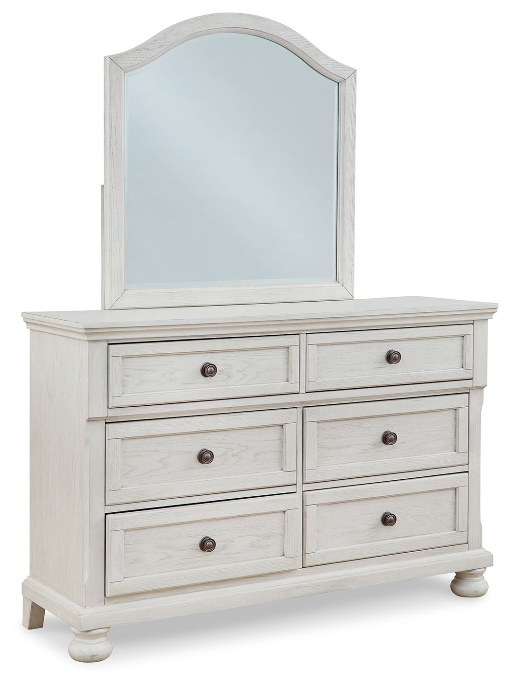 Robbinsdale - Antique White - Dresser, Mirror - Youth - Tony's Home Furnishings