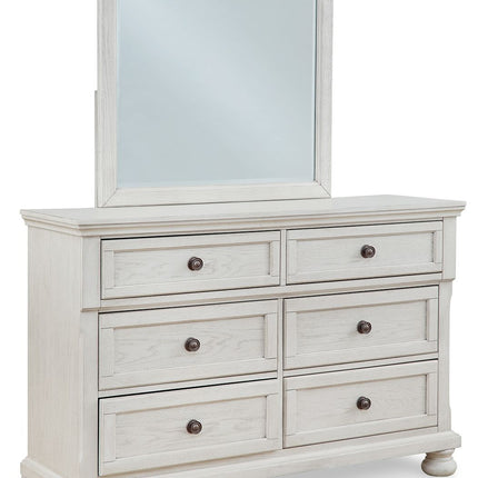 Robbinsdale - Antique White - Dresser, Mirror - Youth Signature Design by Ashley® 