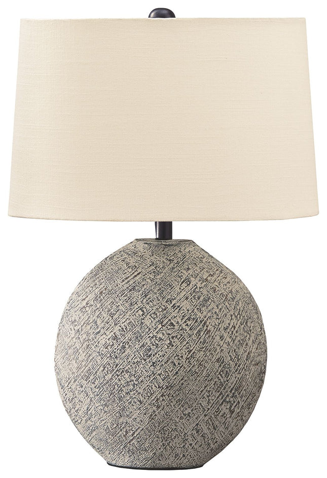 Harif - Beige - Paper Table Lamp Ashley Furniture 