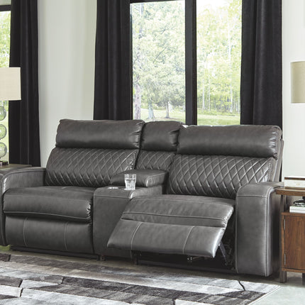 Samperstone - Power Reclining Sectional Signature Design by Ashley® 