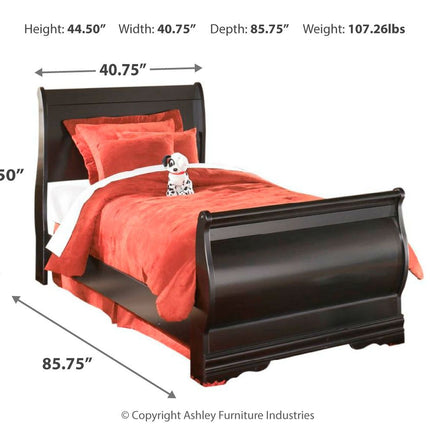 Huey Vineyard - Sleigh Bed Signature Design by Ashley® 