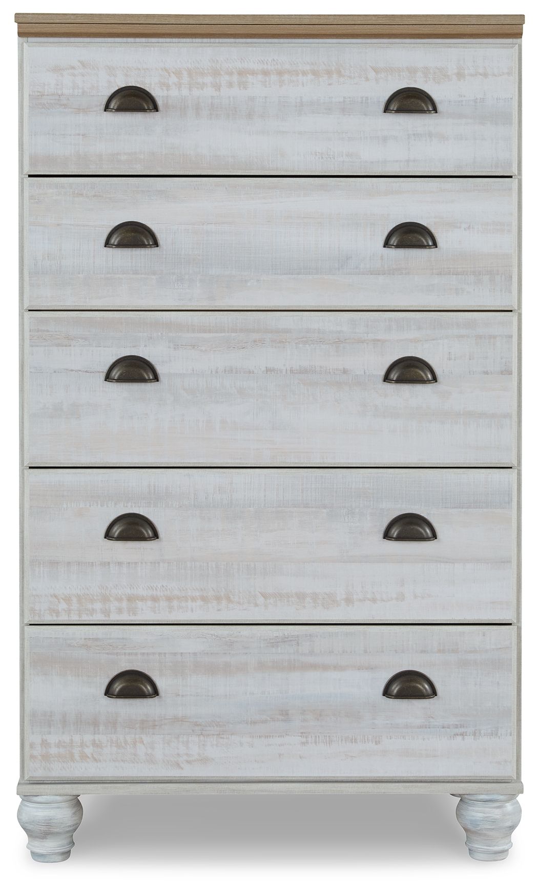 Haven Bay - Brown / Beige - Five Drawer Chest - Tony's Home Furnishings