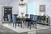 Varian II - Server - Black & Sliver Finish - Tony's Home Furnishings