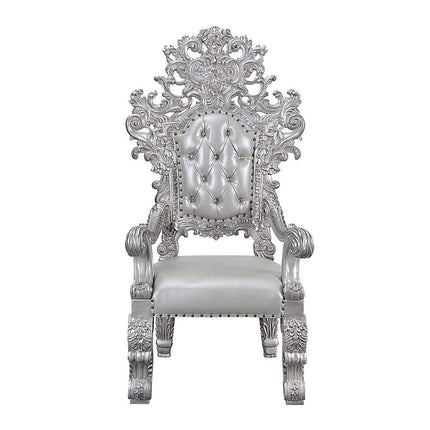 Valkyrie - Arm Chair (Set of 2) - Antique Platinum ACME 