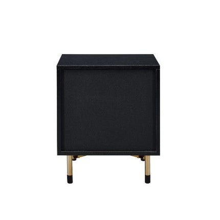 Alston - Accent Table - Black & Champagne ACME 