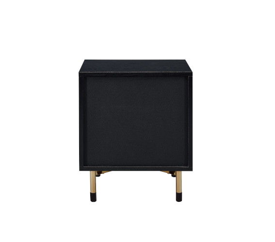 Alston - Accent Table - Black & Champagne ACME 