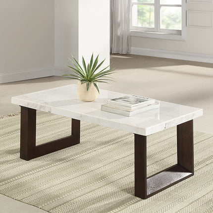 Edwyn - Table With Marble Top ACME 