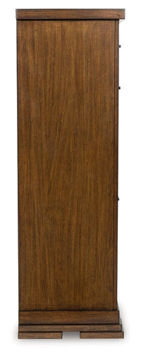 Taffenbrook - Medium Brown - Five Drawer Chest - Tony's Home Furnishings