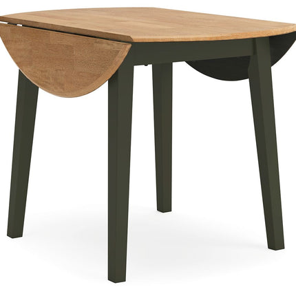 Gesthaven - Round Dining Room Drop Leaf Table Signature Design by Ashley® 