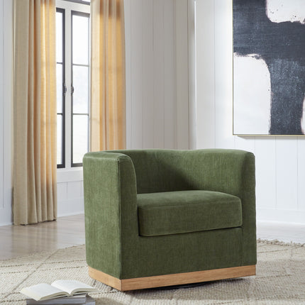 Jersonlow - Forest Green - Swivel Chair Signature Design by Ashley® 