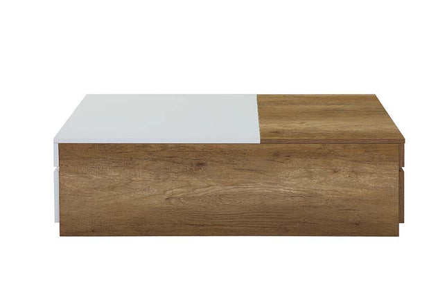 Aafje - Coffee Table - Oak & White Finish ACME 