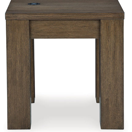 Rosswain - Warm Brown - Square End Table Signature Design by Ashley® 