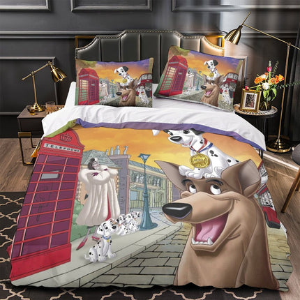 101 Dalmatians Bedding Set Quilt Cover Without Filler