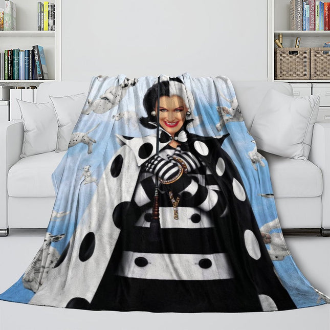 101 Dalmatians Blanket Flannel Throw Room Decoration