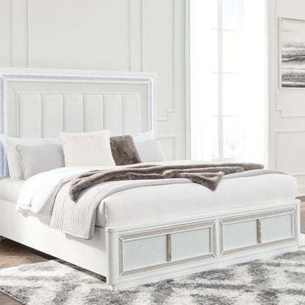 Chalanna - Upholstered Storage Bed Signature Design by Ashley® 