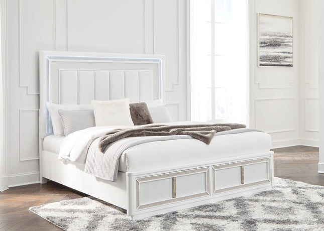 Chalanna - Upholstered Storage Bed Signature Design by Ashley® 