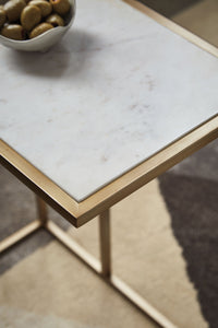 Thumbnail for Lanport - Champagne / White - Accent Table - Tony's Home Furnishings