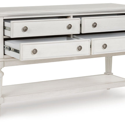 Montelaine - Antique White - Dining Room Server Benchcraft® 