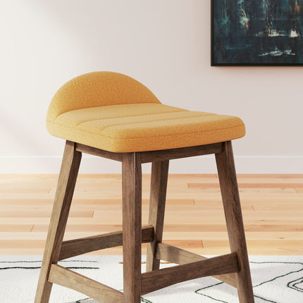 Lyncott - Upholstered Barstool (Set of 2) Signature Design by Ashley® 