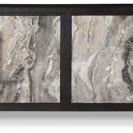 Lakenwood - Black / Gray / Ivory - Accent Cabinet Signature Design by Ashley® 