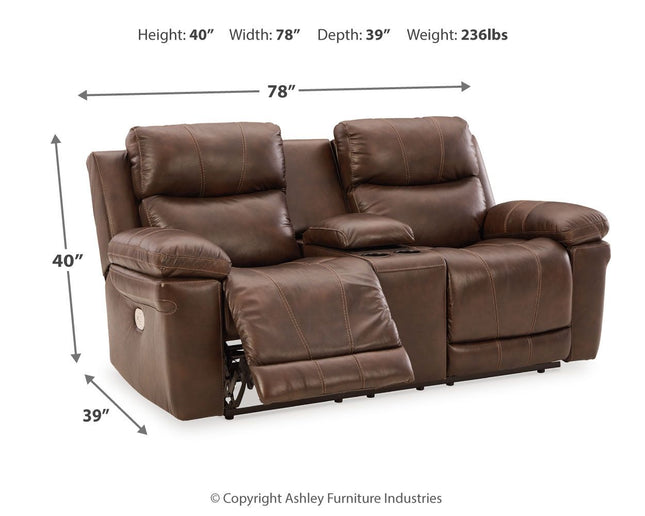 Edmar - Reclining Loveseat Signature Design by Ashley® 