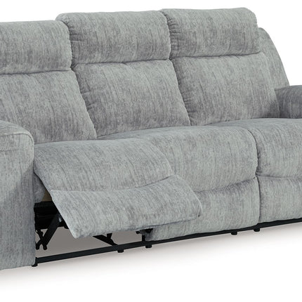 Buntington - Pewter - Reclining Sofa Benchcraft® 