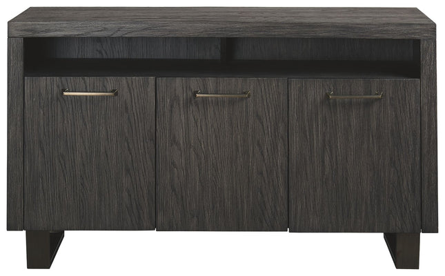 Bellvern - Dark Gray - Dining Room Server Ashley Furniture 