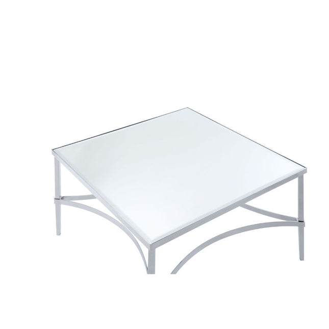 Petunia - Coffee Table - Chrome & Mirror ACME 