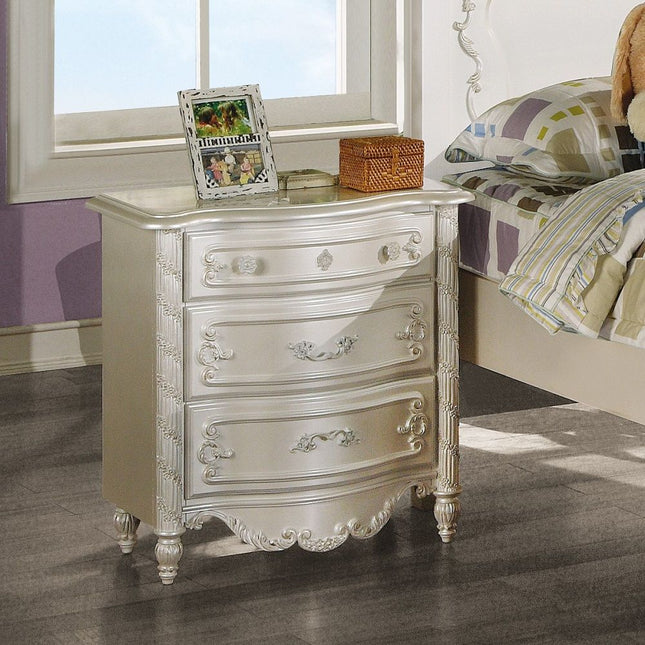 Pearl - Nightstand - Pearl White - Tony's Home Furnishings