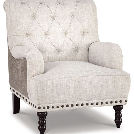 Tartonelle - Ivory / Taupe - Accent Chair Ashley Furniture 