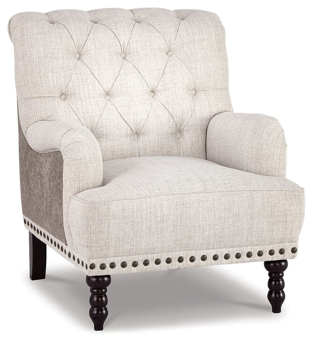 Tartonelle - Ivory / Taupe - Accent Chair Ashley Furniture 