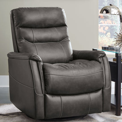 Riptyme - Quarry - Swivel Glider Recliner Ashley Furniture 