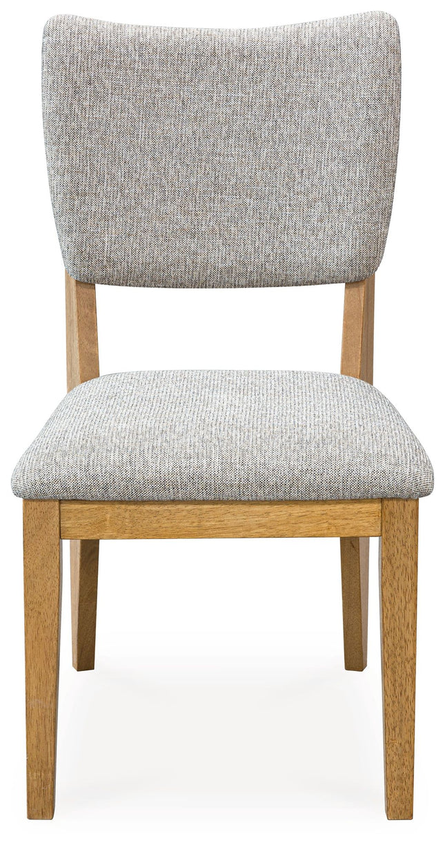 Sherbana - Light Brown - Dining Upholstered Side Chair (Set of 2) Signature Design by Ashley® 