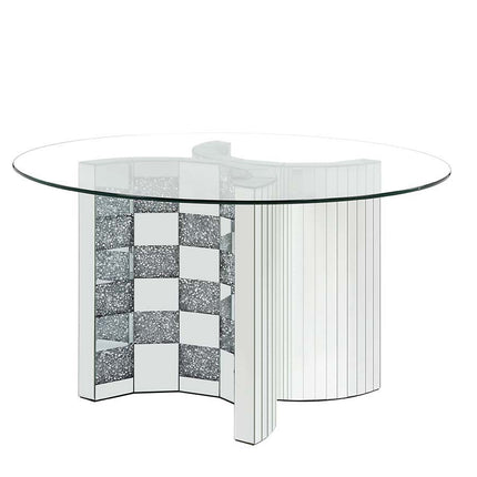 Noralie - Dining Table - Mirrored - 30" ACME 