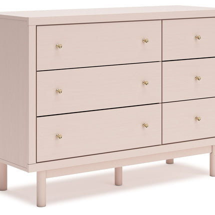 Wistenpine - Blush - Six Drawer Dresser - Tony's Home Furnishings